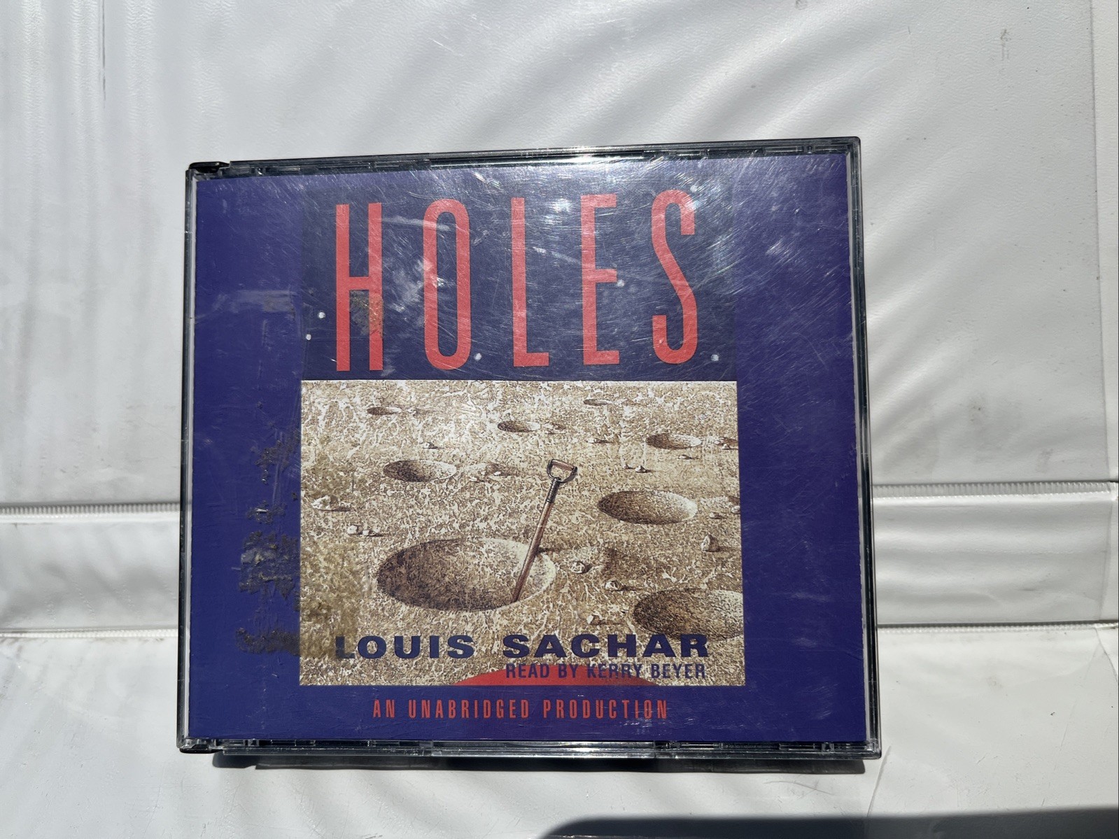 «Holes» Audio CD Louis Sachar Read By Kerry Beyer 1999 Unabridged 4 Discs OBO