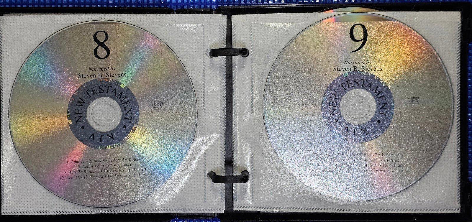 Bible New Testament on 15 Audio CDs King James Version read by Steven B Stevens