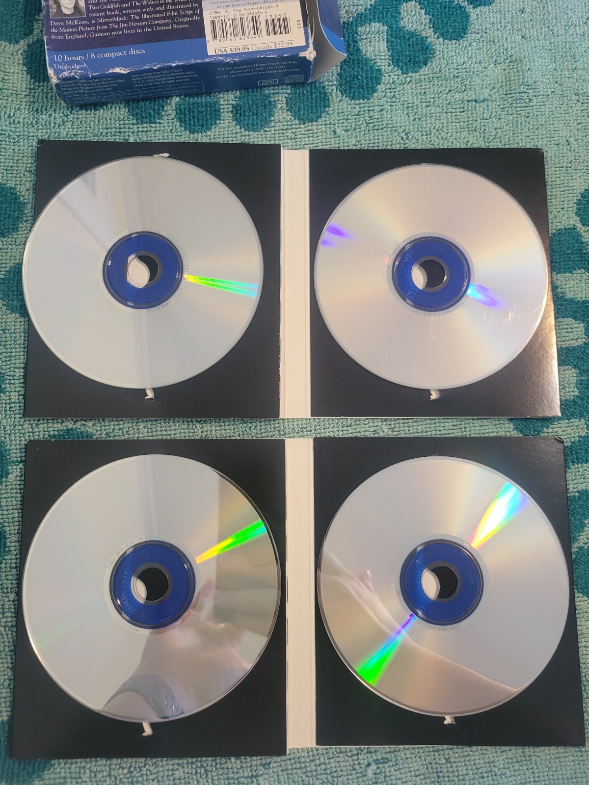 ANANSI BOYS (Neil Gaiman) AUDIO BOOK (8 cds/10 hours)) read by Lenny Henry