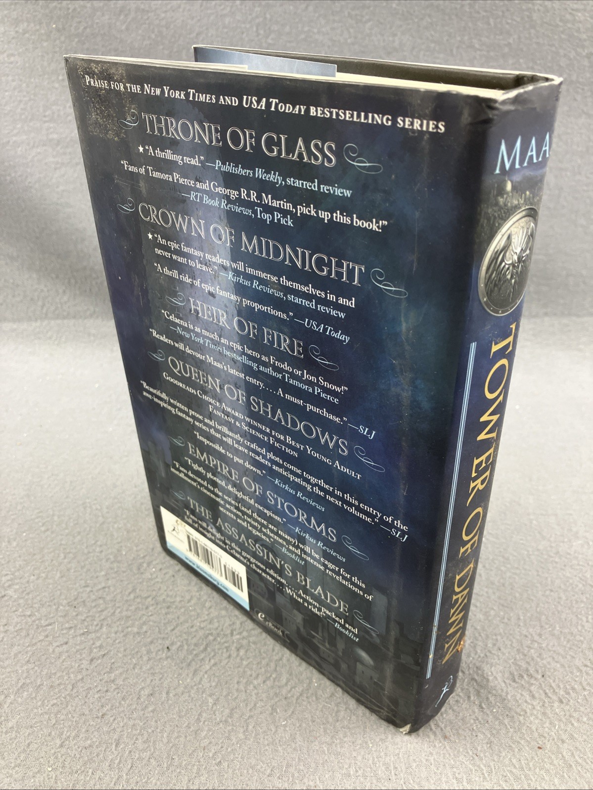 Tower of Dawn A Throne of Glass Novel by Sarah J. Maas HCDJ 1st Print First 2017