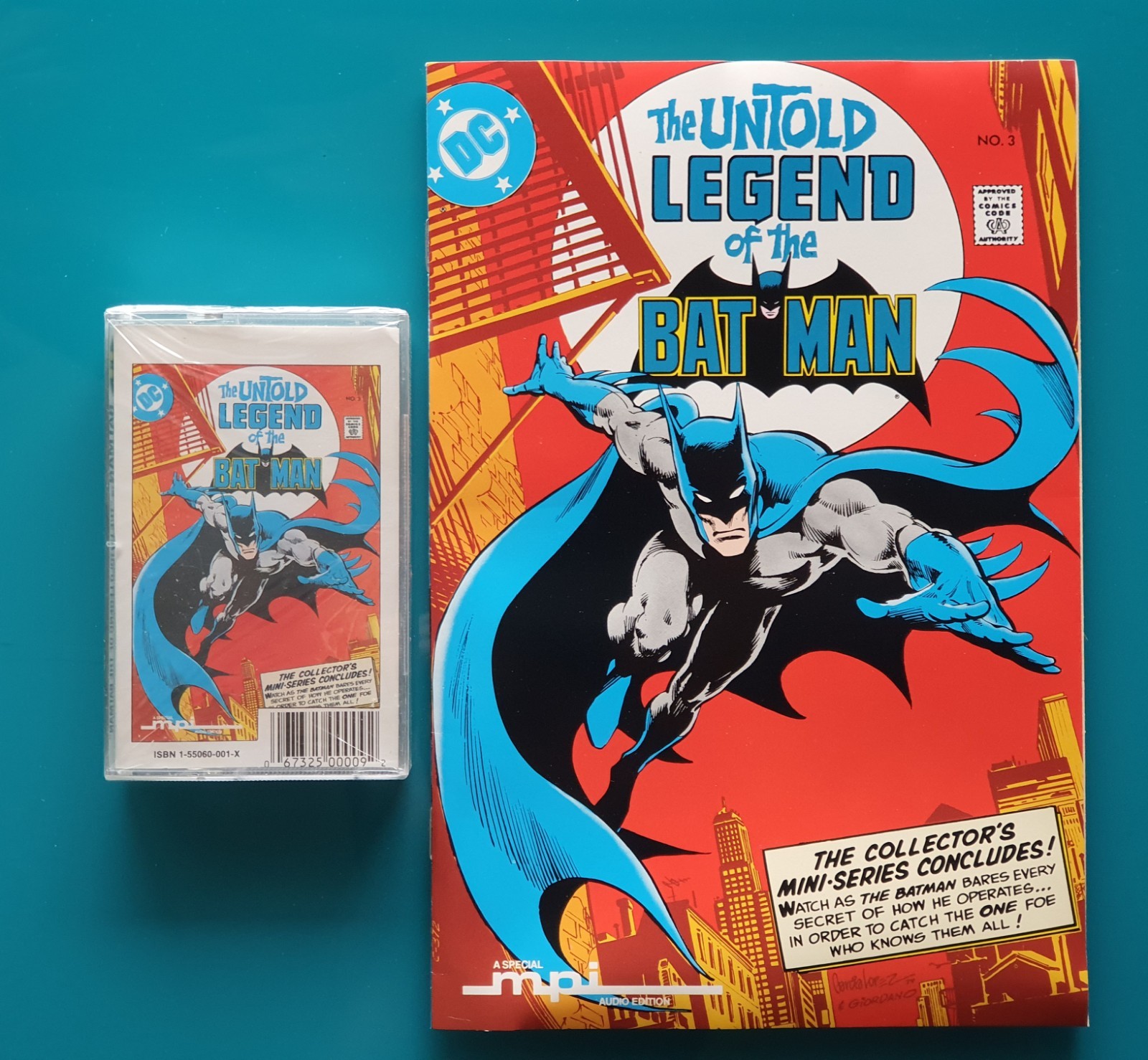 🟢 Untold Legend Of The Batman #3 Audio Book Cassette MPI DC Comics