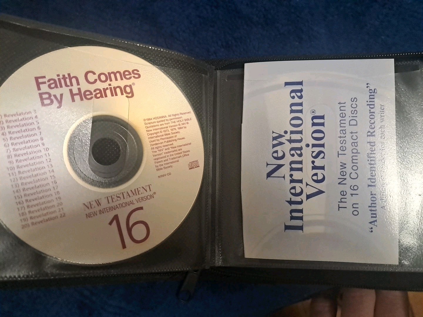 International Bible 16 cds Complete New Testament Faith Comes by Hearing