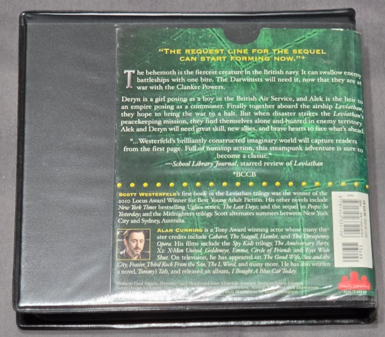 Scott Westerfield — Leviathan — (2009 Simon & Schuster Audio) — 7-CD Audiobook