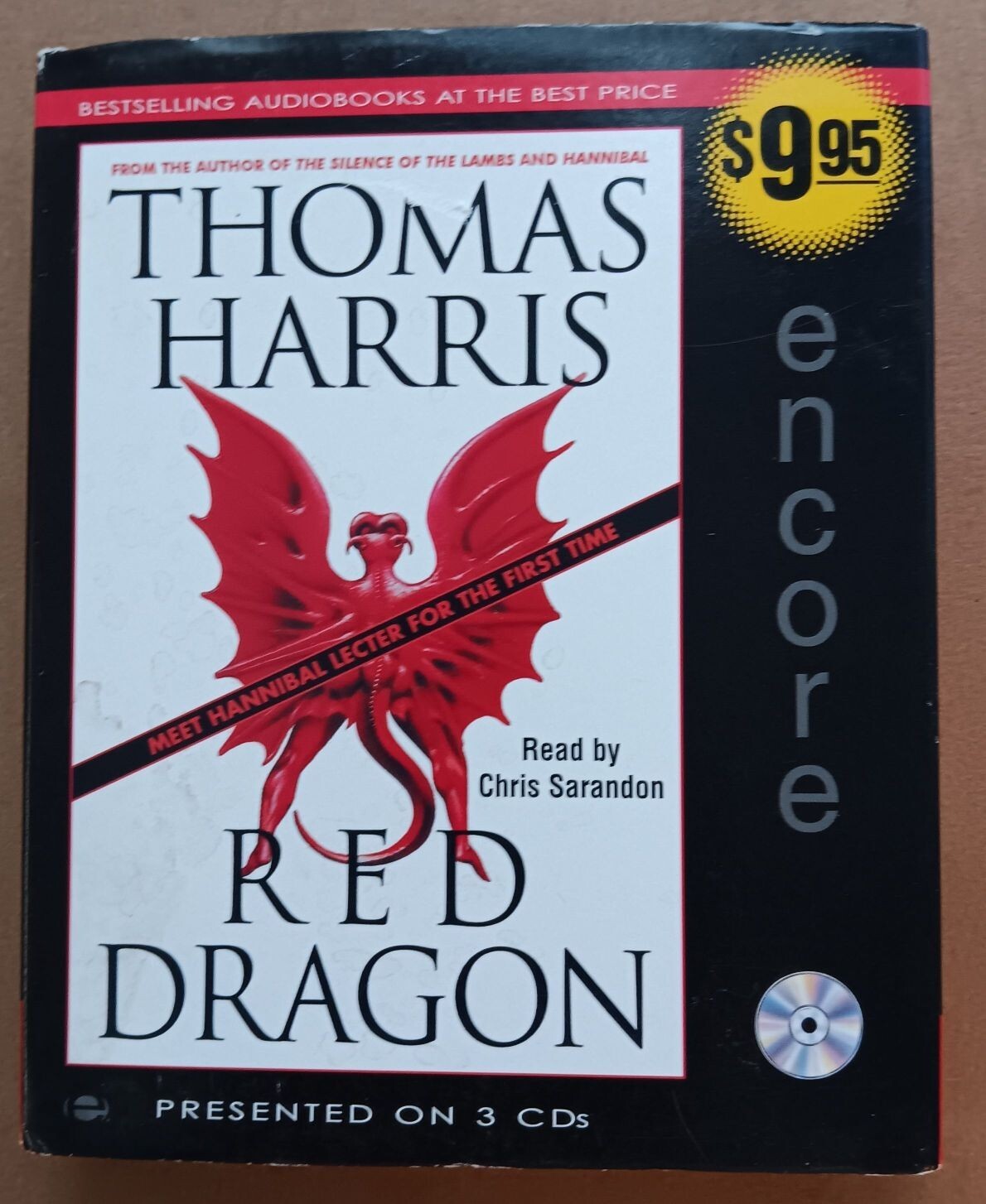 Red Dragon by Thomas Harris (3 CD Unabridged Audiobook)