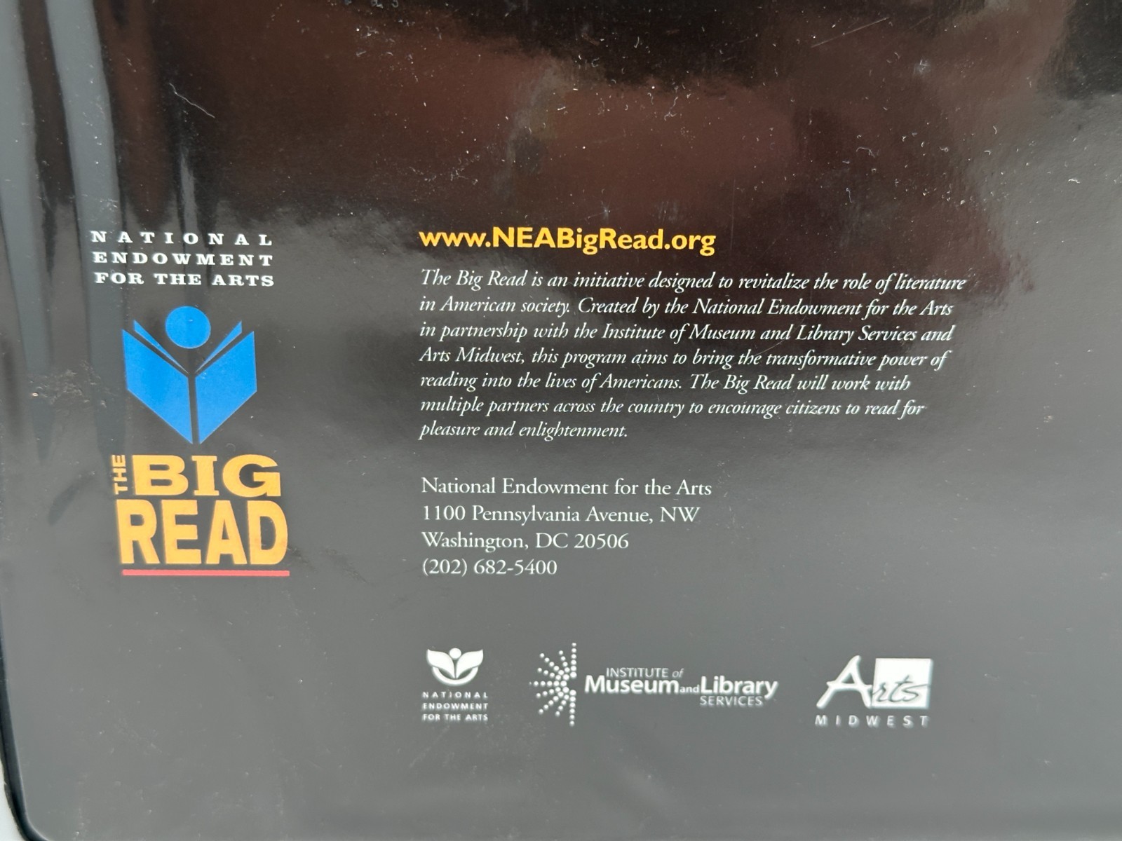 The Big Read National Endowment of the Arts CD 4 Disc Set Readers Teachers Guide