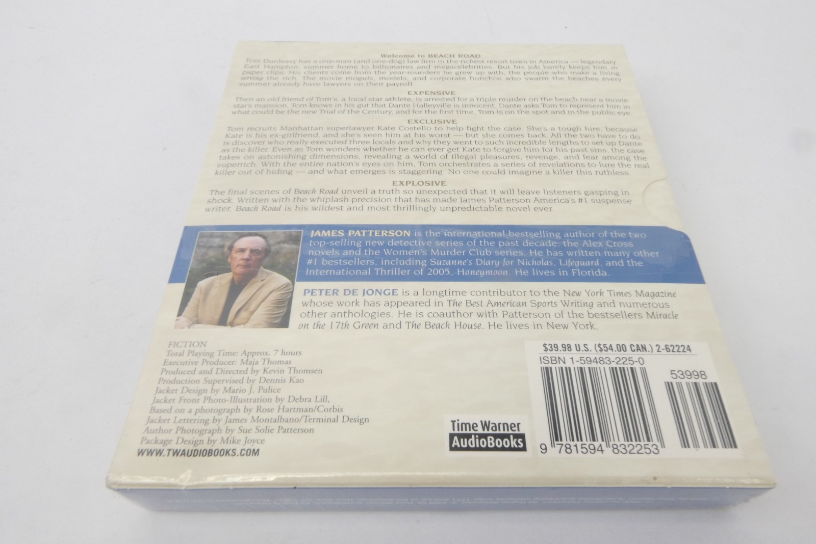Beach Road – James Patterson & Peter De Jonge Audiobook CD Set Unabridged NEW