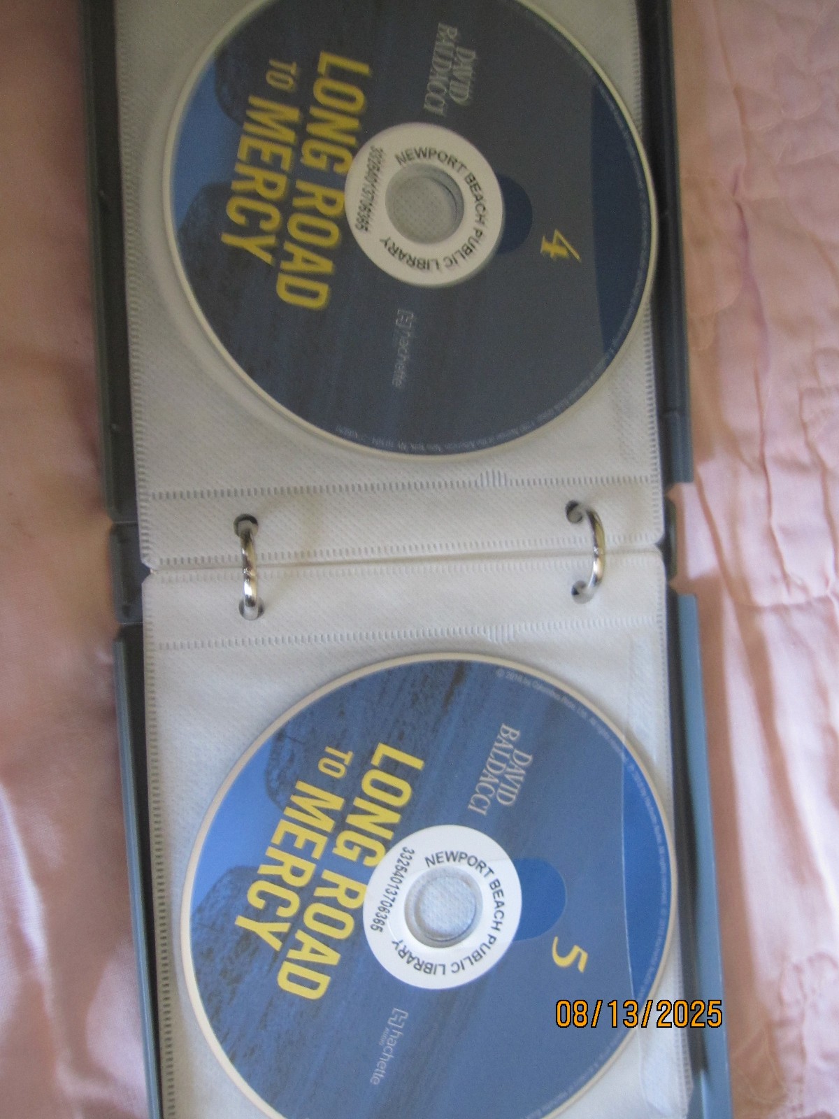 Book on CD, David Balcacci, LONG ROAD TO MERCY, 9 cd’S 11 hrs