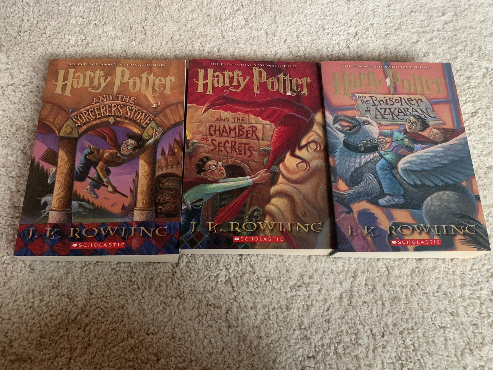 Harry Potter Books 1-3