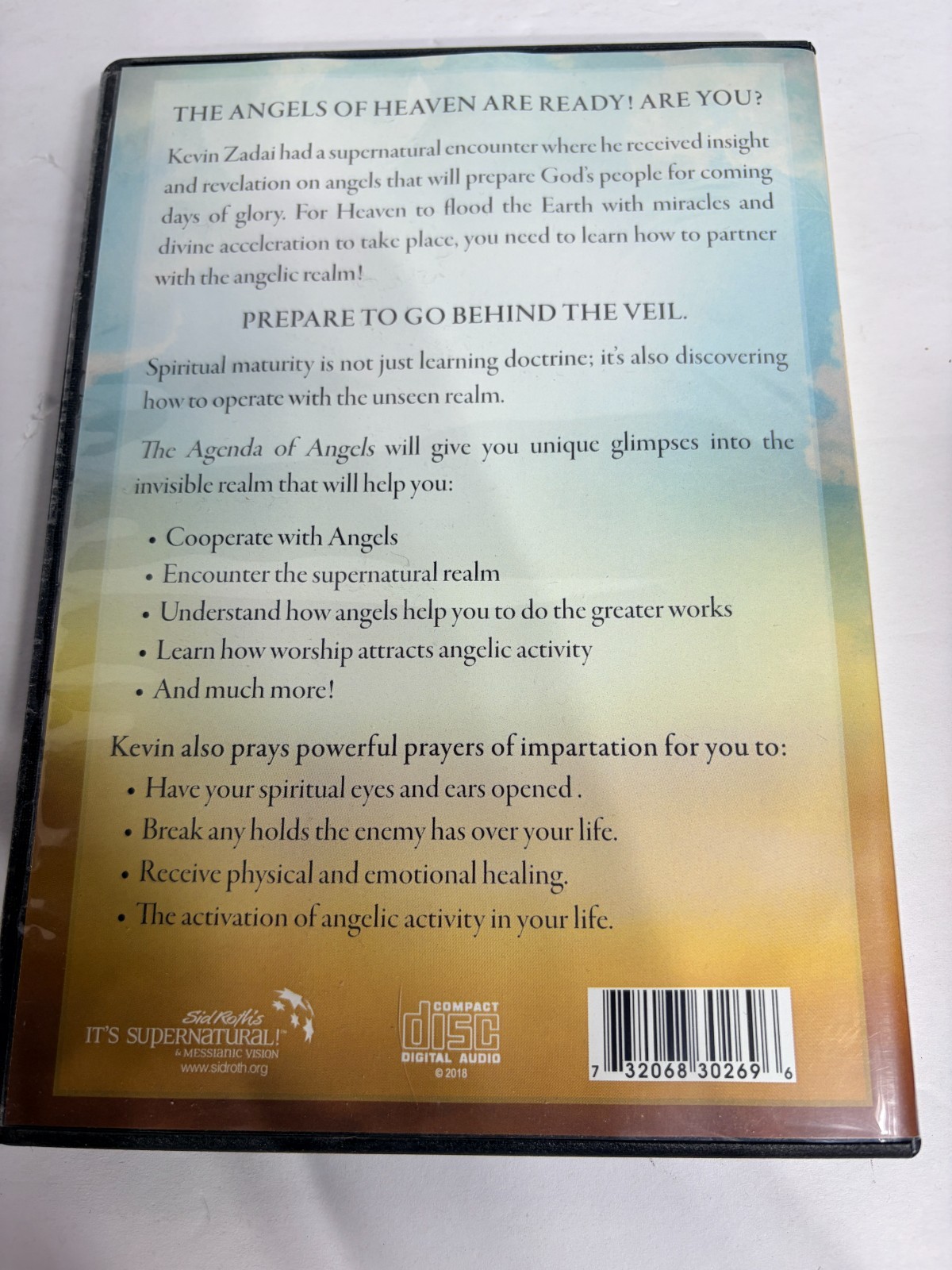 The Agenda Of Angels (2018 Audio CD) Kevin L. Zadai
