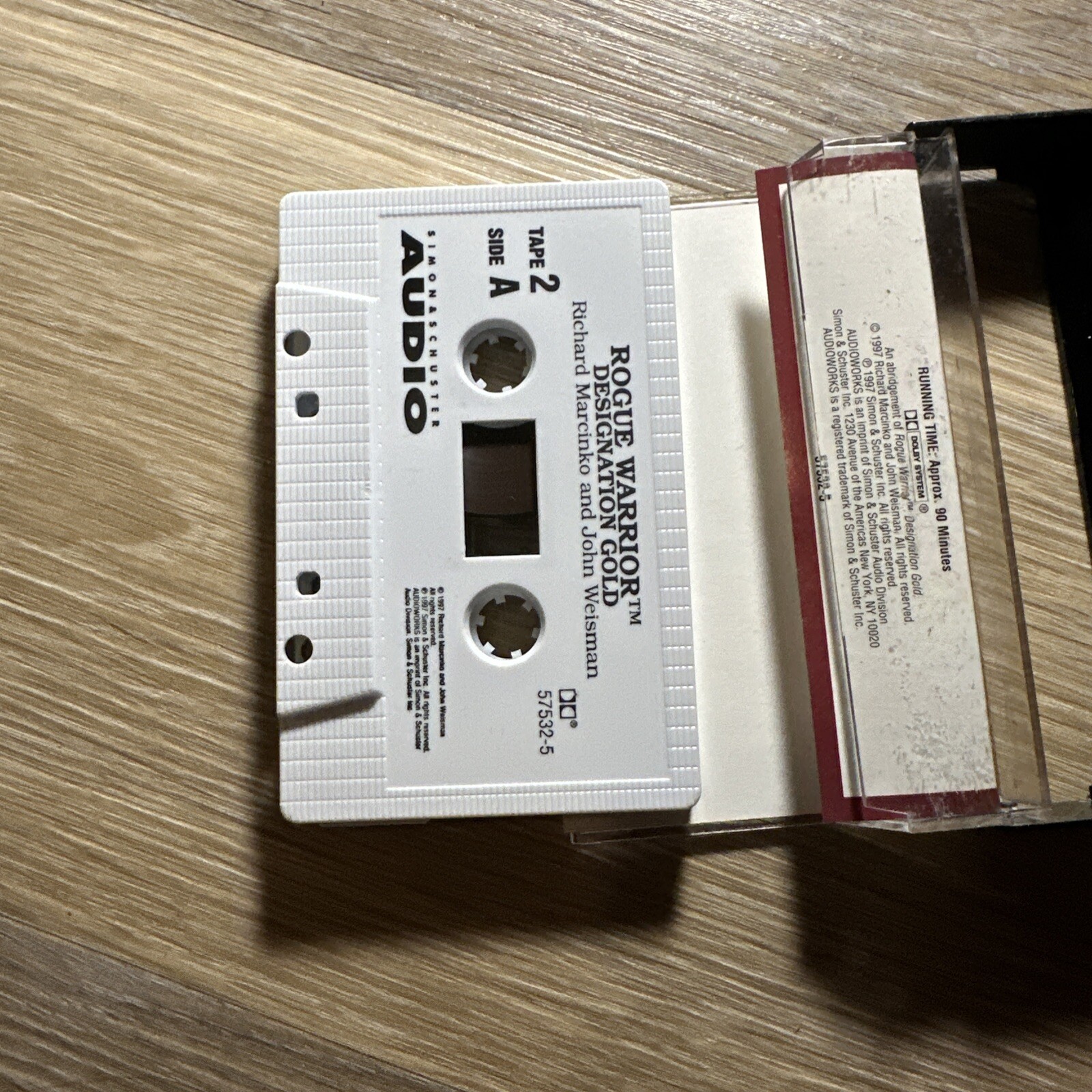 Cassette AUDIOBOOKS Rogue Warrior Cell Designation Gold Richard Marcinko