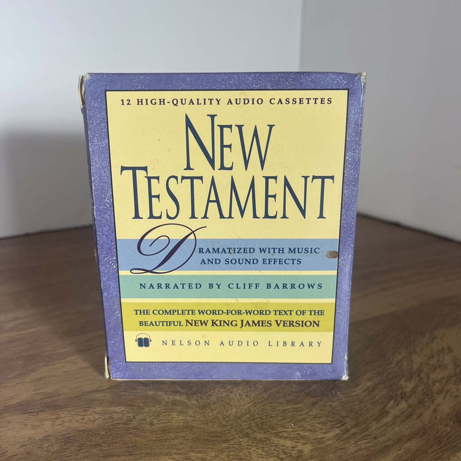 1985 Thomas Nelson NKJV New Testament 12 Audio Cassettes Cliff Barrows Drama