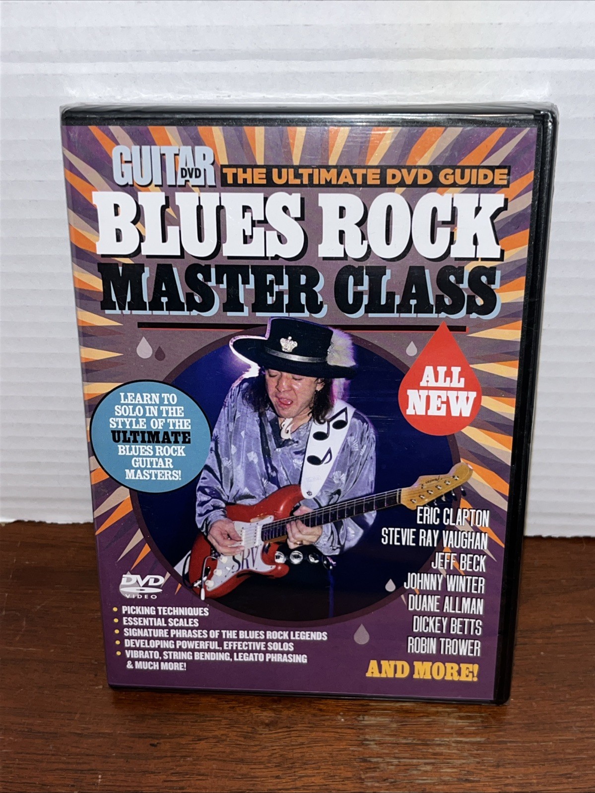 Guitar World — Blues Rock Master Class : The Ultimate DVD Guide 2014 New Sealed
