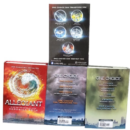 Veronica Roth — The Divergent Series 3 Hardback Book Set W/ Bonus Booklet, Box