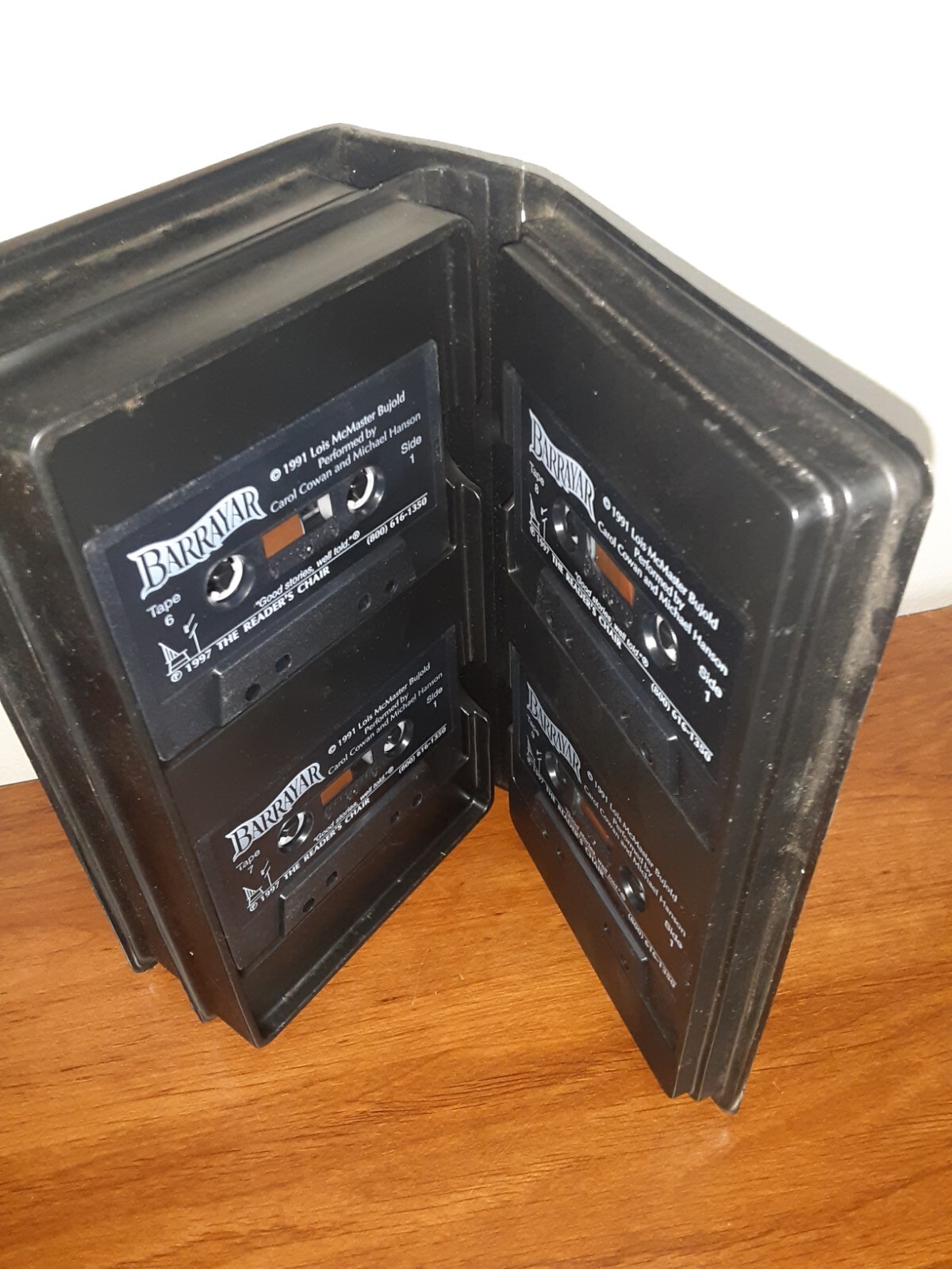BARRAYAR by Lois McMaster Bujold AUDIOBOOK Unabridged 9-Cassette Tape Set