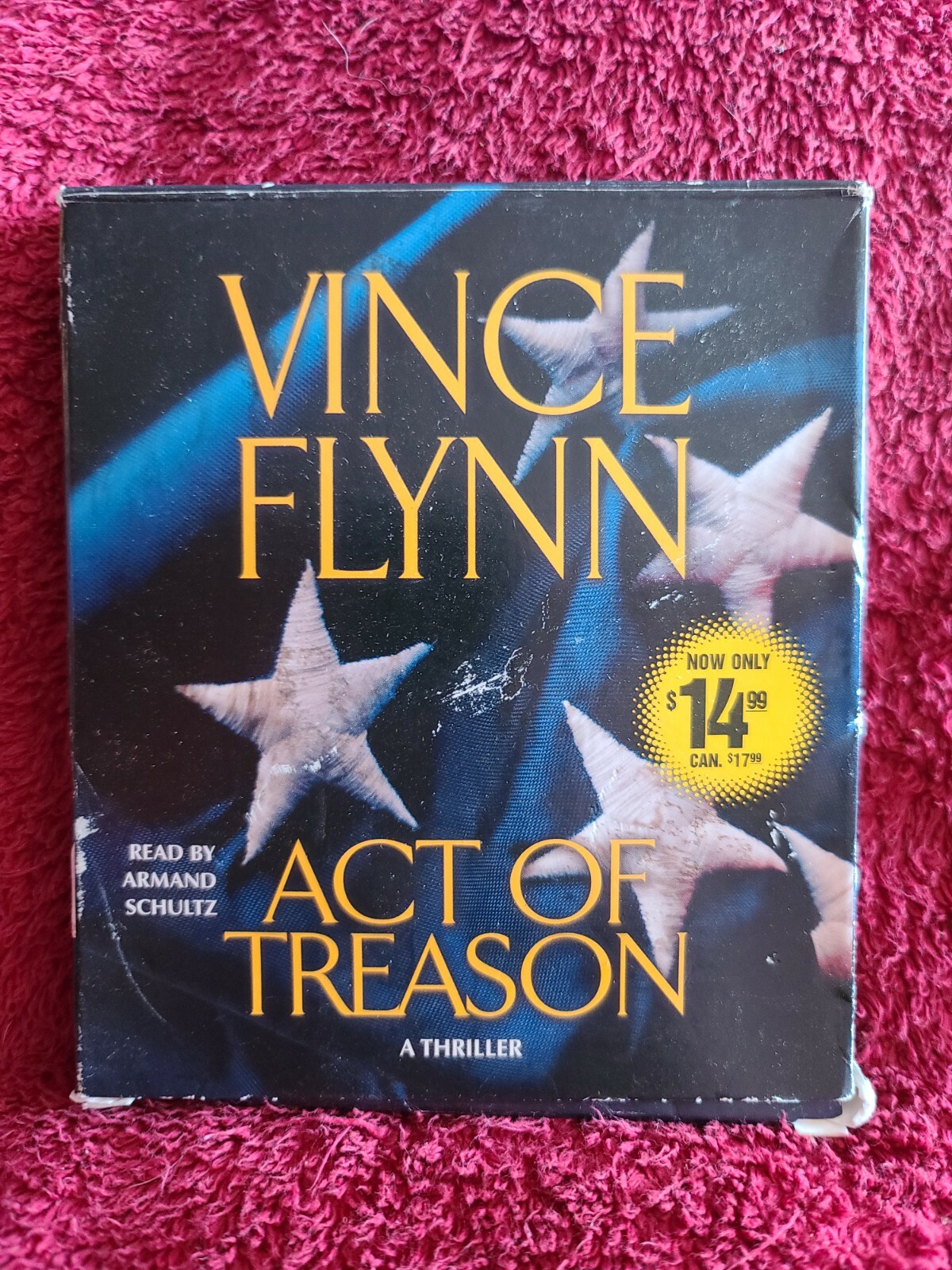 Shelf162i Audiobook~ act of treason — Vince Flynn- 5 cds