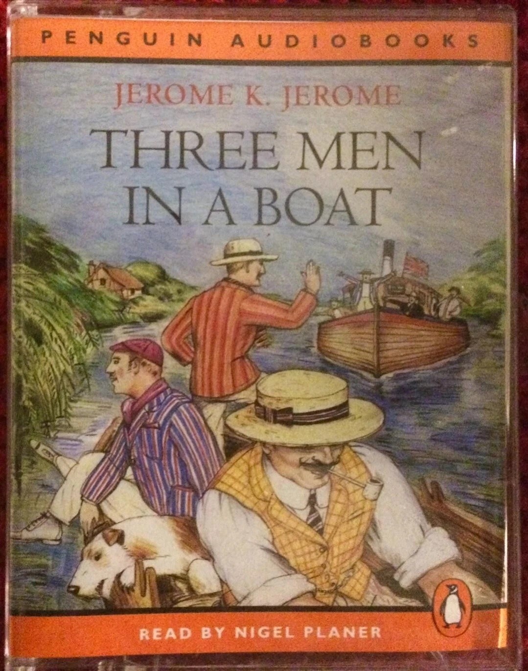 Jerome K. Jerome Read By Nigel Planer ‎– Three Men In A Boat 2 x audio cassette