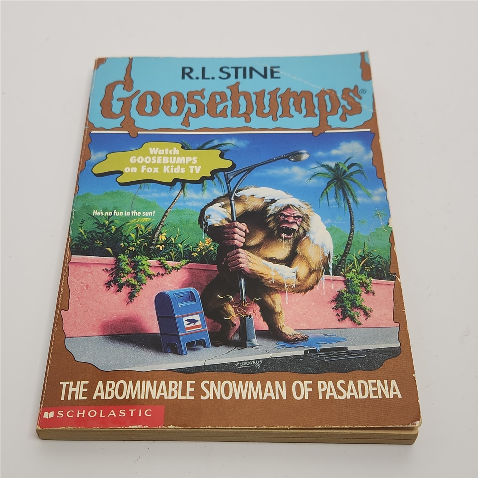 Goosebumps The Abominable Snowman of Pasadena #38 by R. L. Stine 1st Edition PB