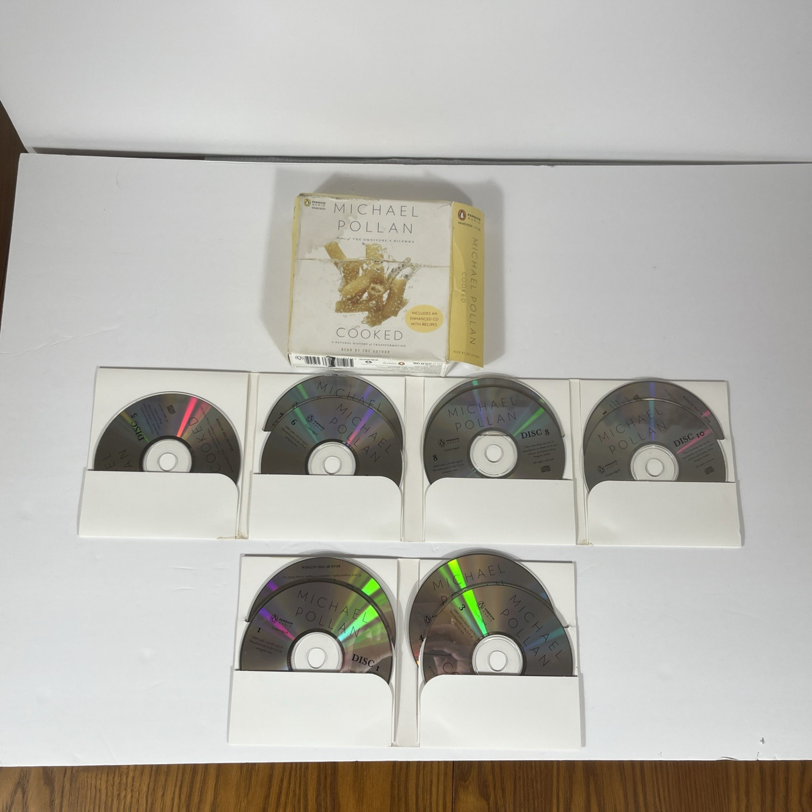 Michael Pollan Cooked Unabridged Audiobook CDs Read By Author Penguin Audio