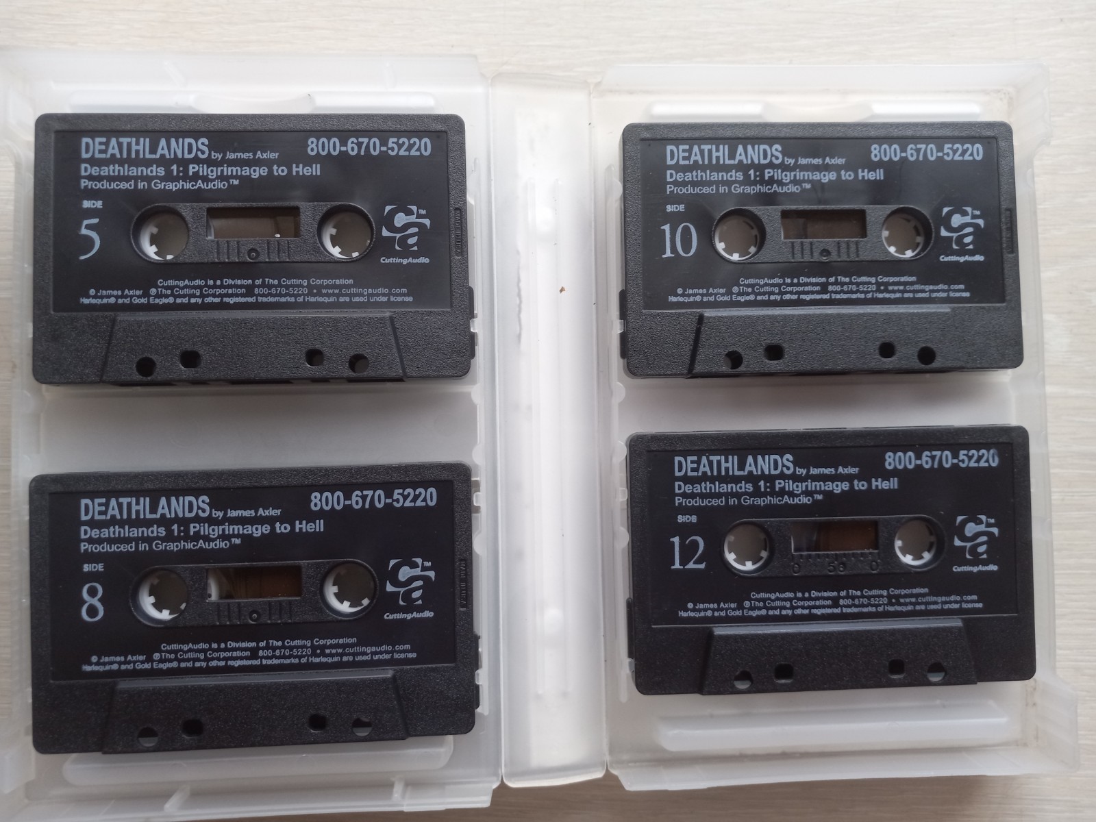 James Axler Death Lands — «Pilgimage» to Hell — Audio Cassettes **MISPRINT**READ