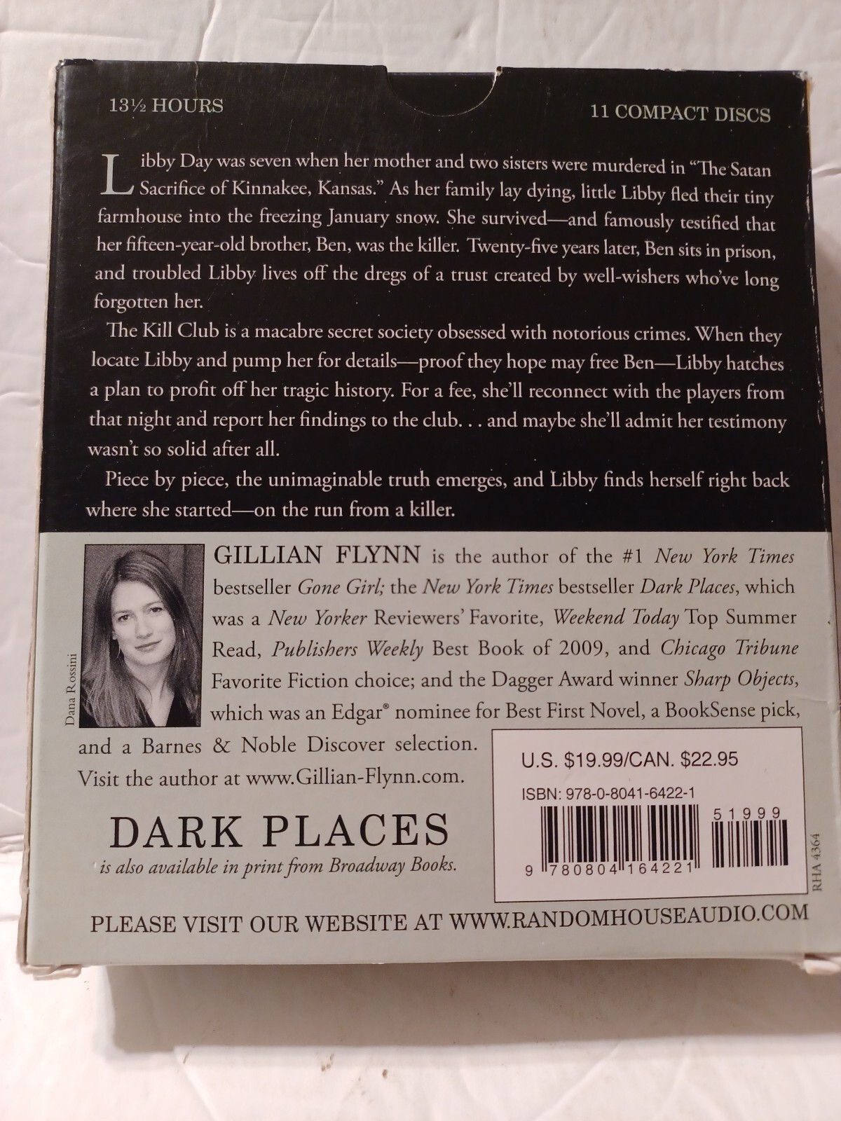 DARK PLACES — GILLIAN FLYNN — AUDIO BOOK — CD — 11 Disc Set — UNABRIDGED