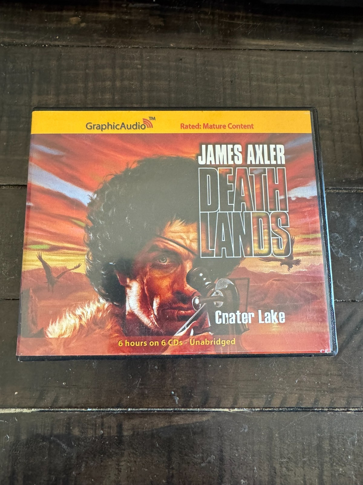 GraphicAudio James Axler Book 4 Death Lands Crater Lake 6 CD Audiobook