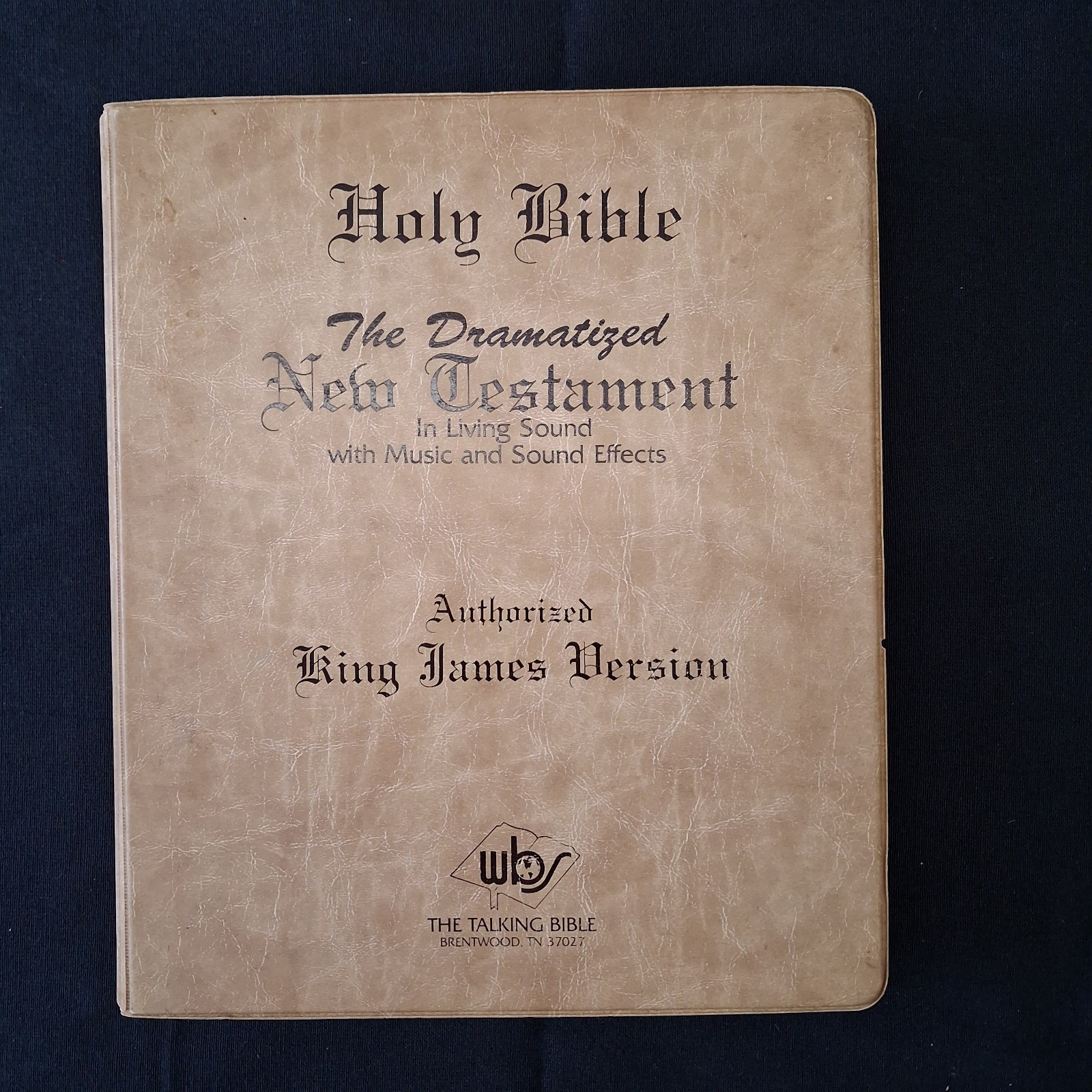 The Holy Bible On Cassette -The Dramatized New Testament KJV World Bible 1982