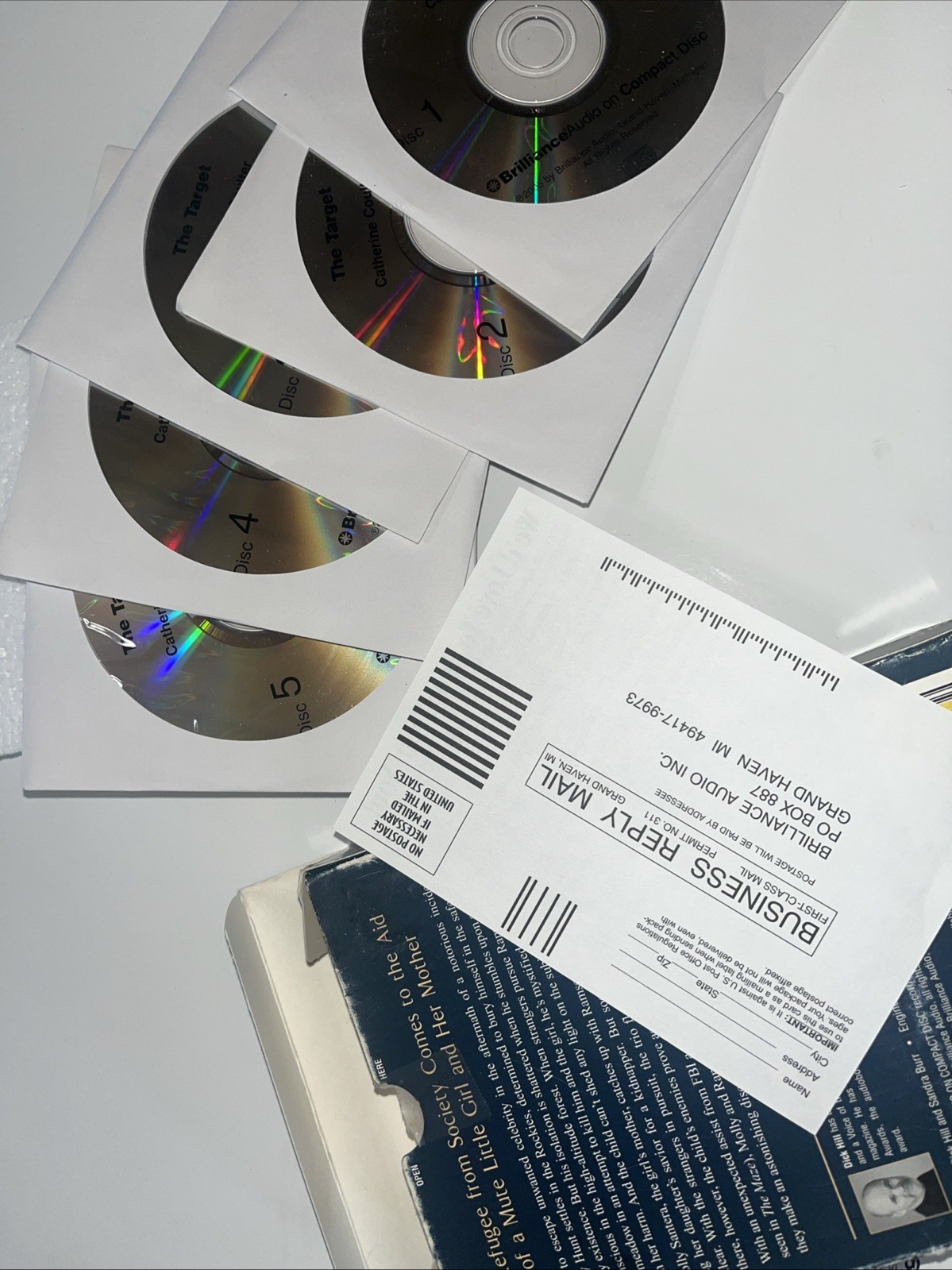 Catherine Coulter The Target Audiobook CD Set 5 Discs Full Unabridged Thriller