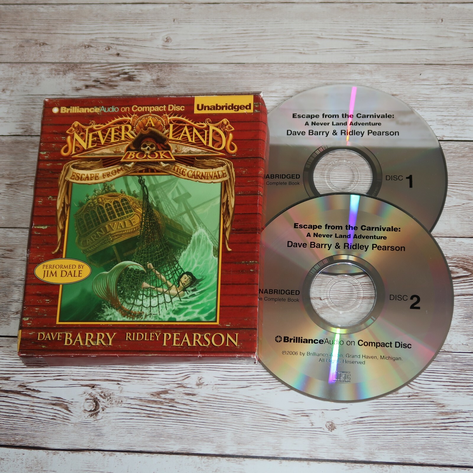 Escape from the Carnivale A Never Land Unabridged CD Audio Book