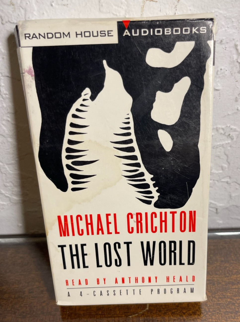 The Lost World Michael Crichton Audio Book 4-Cassette Abridged Anthony Heald