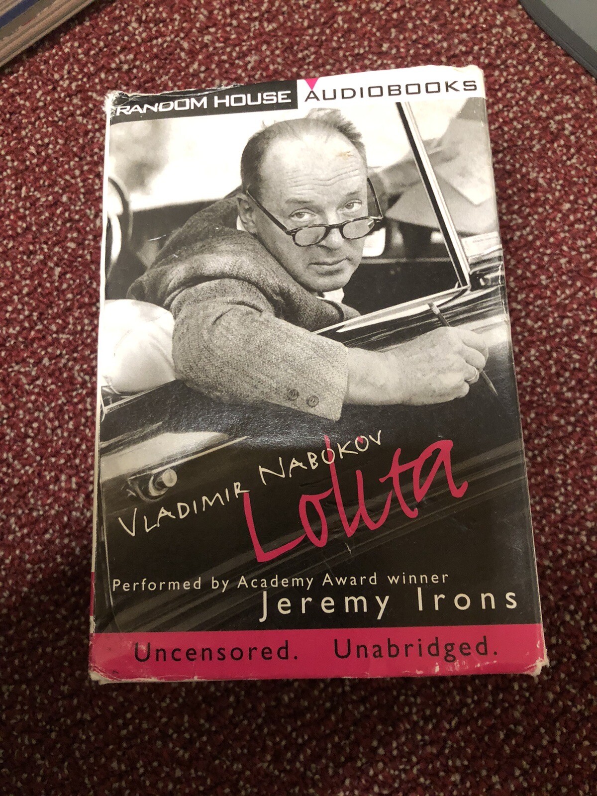 LOLITA Unabridged by vladlmir nabokov Read By Jeremy Irons — CASSETTE TAPES