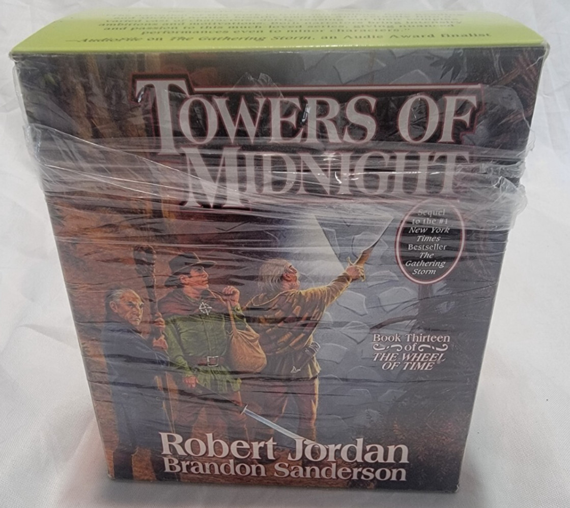 ROBERT JORDAN, BRANDIN SANDERSON — WHEEL of Time — Towers of Midnight CDs