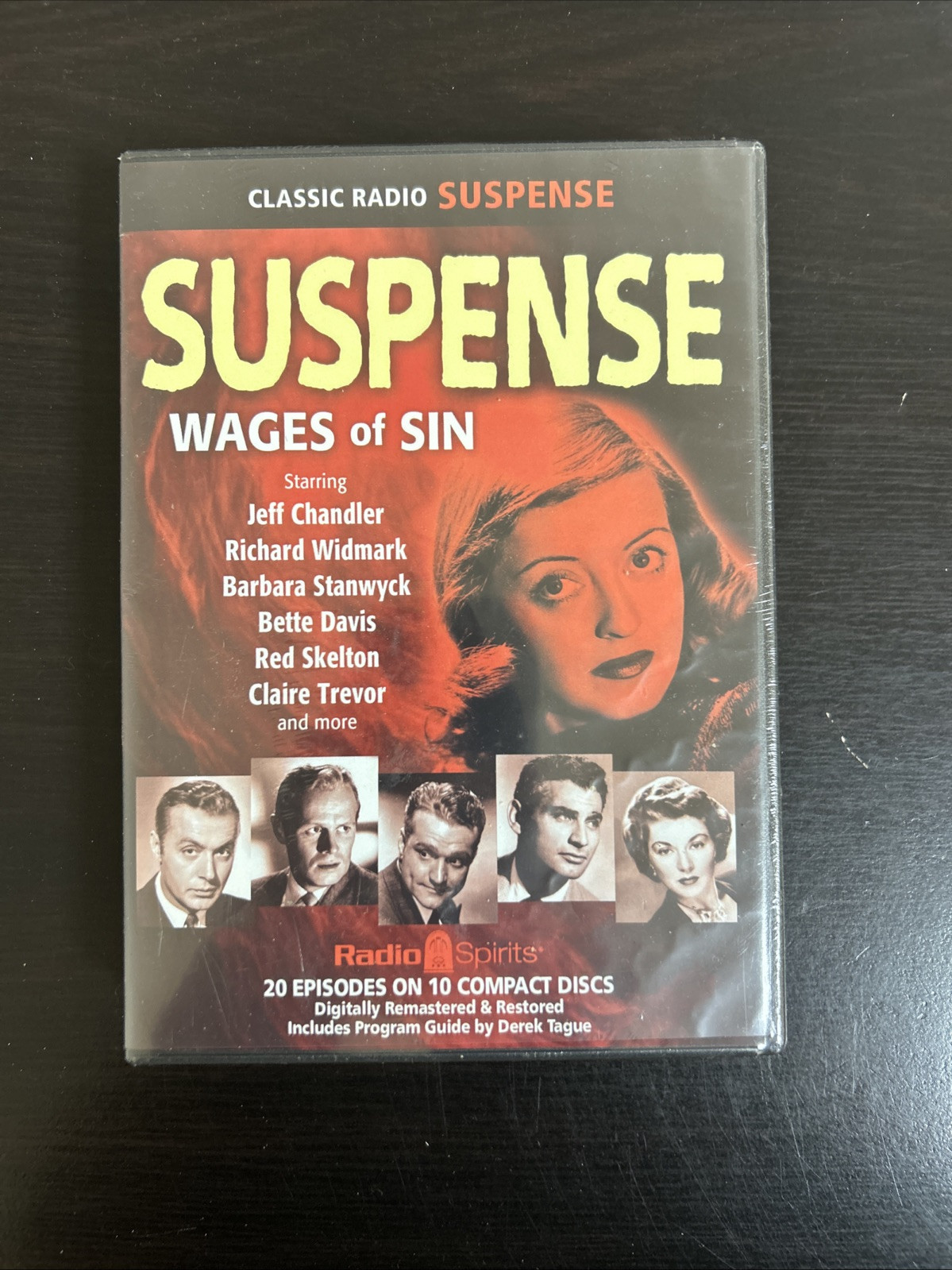 Suspense Wages of Sin Classic Radio Spirits Audio CD 20 Episodes 10 Discs Sealed