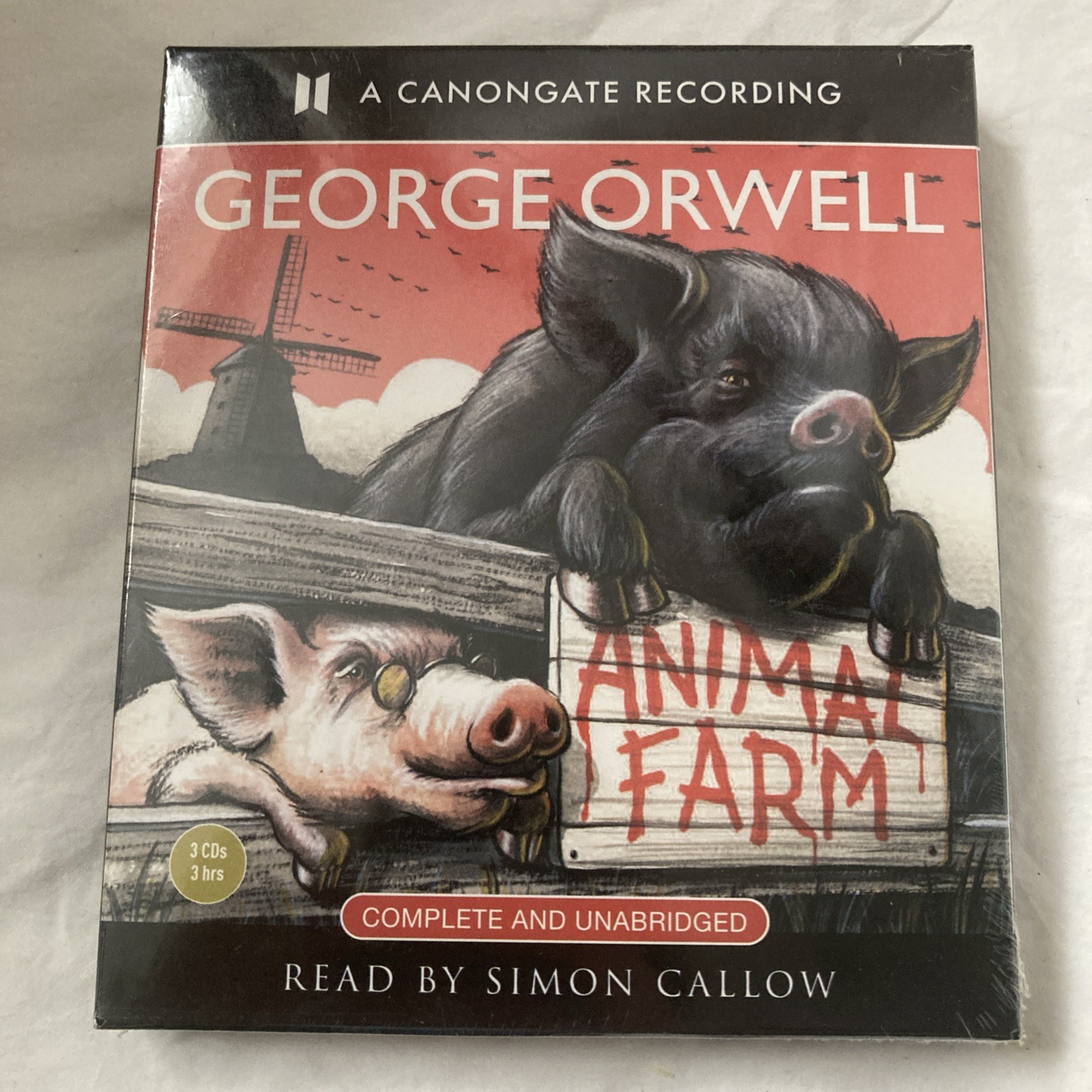 George Orwell Animal Farm New Sealed Audio Book CD Cannongate Recording