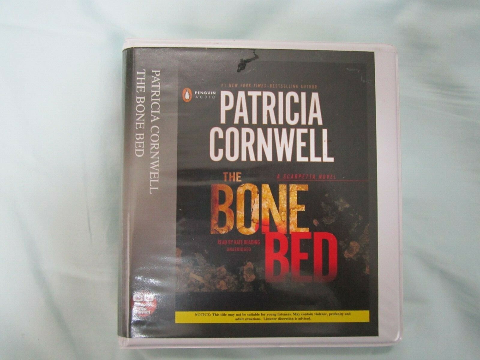THE BONE BED BY PATRICIA CORNWELL — PRESENTED ON 10 CD’s — USED