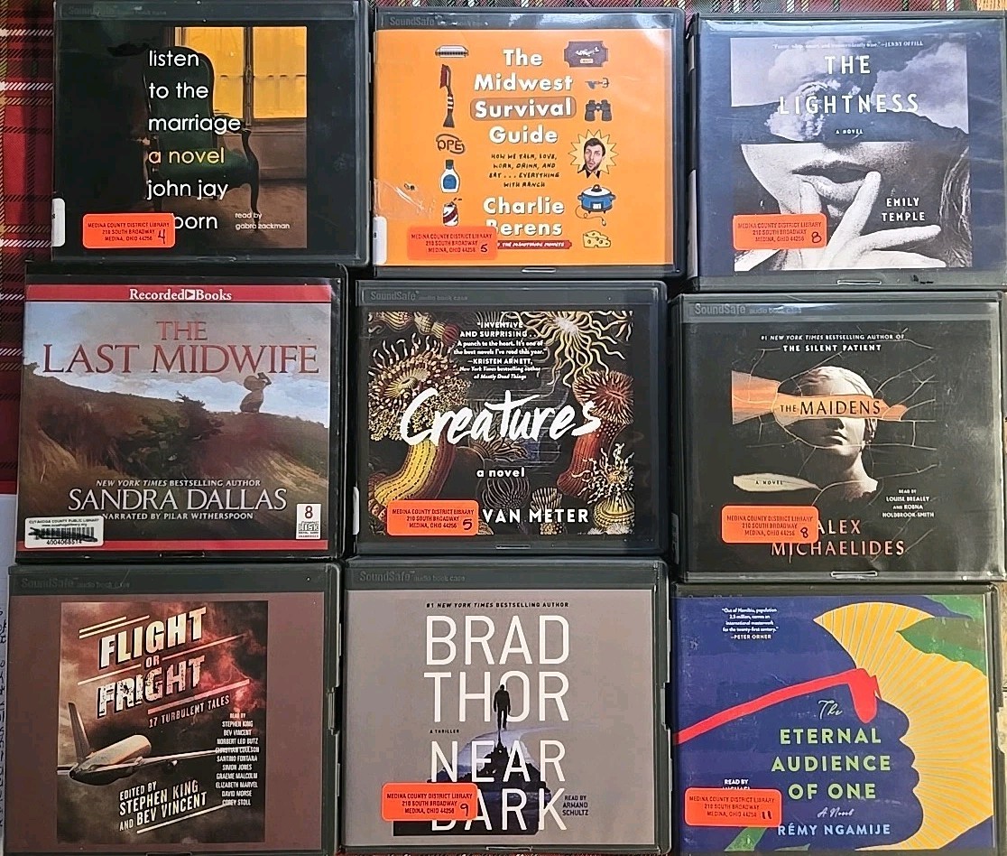 Mixed Lot Of 10 Fiction Audiobooks On CD _ UNABRIDGED
