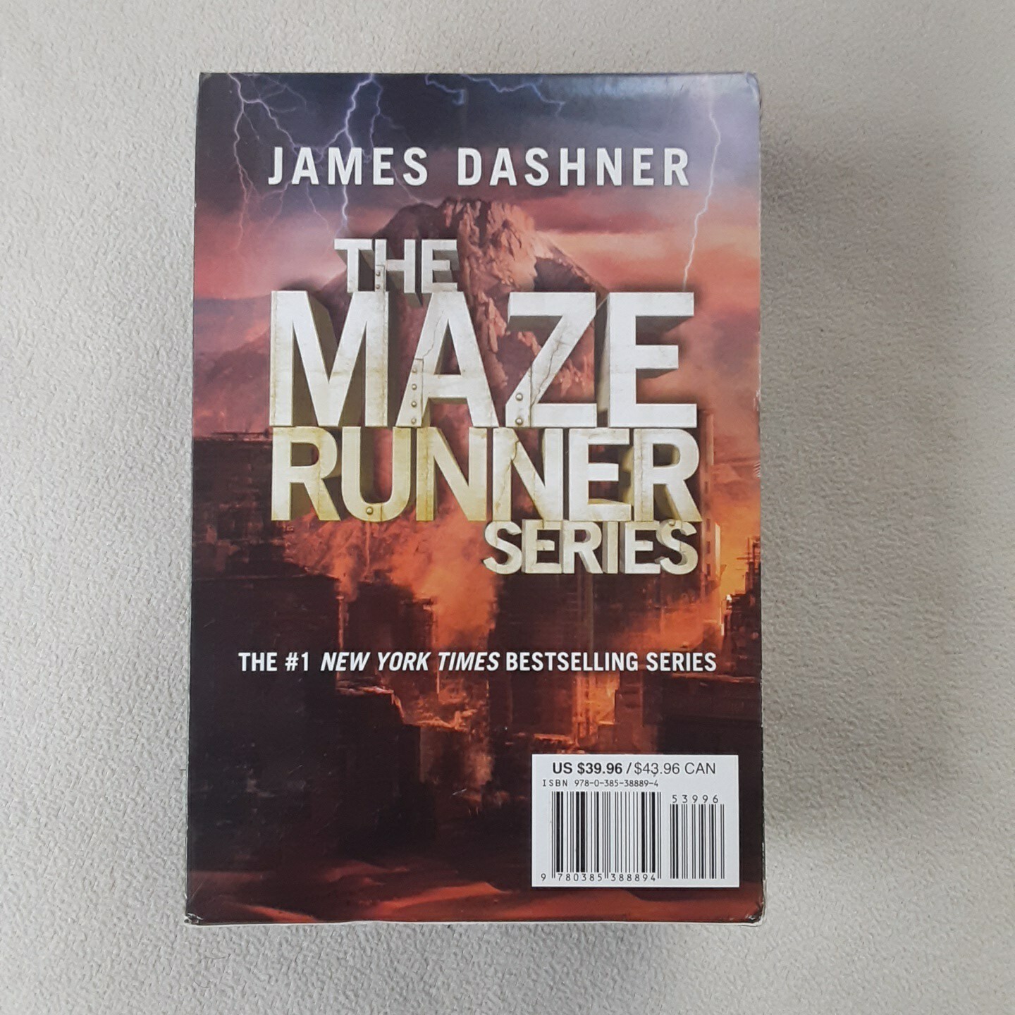 Maze Runner Series (Paperback) 4-book box set w/ Kill Order, James Dashner