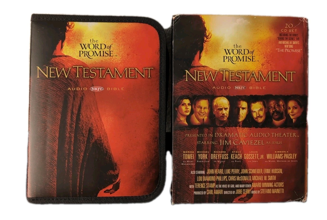 New Testament NKJV Audio Bible The Word of Promise (20 CD + 1 DVD) Set Zip Case