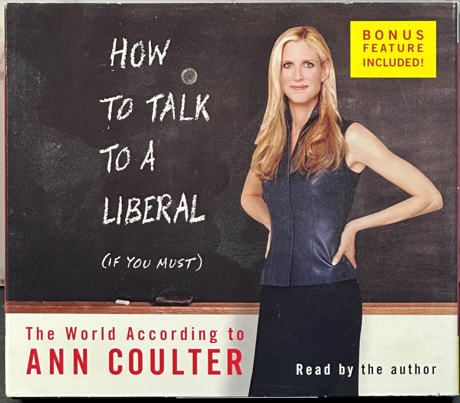 Ann Coulter How To Talk To A Liberal (If You Must) Audiobook CD Unabridged New