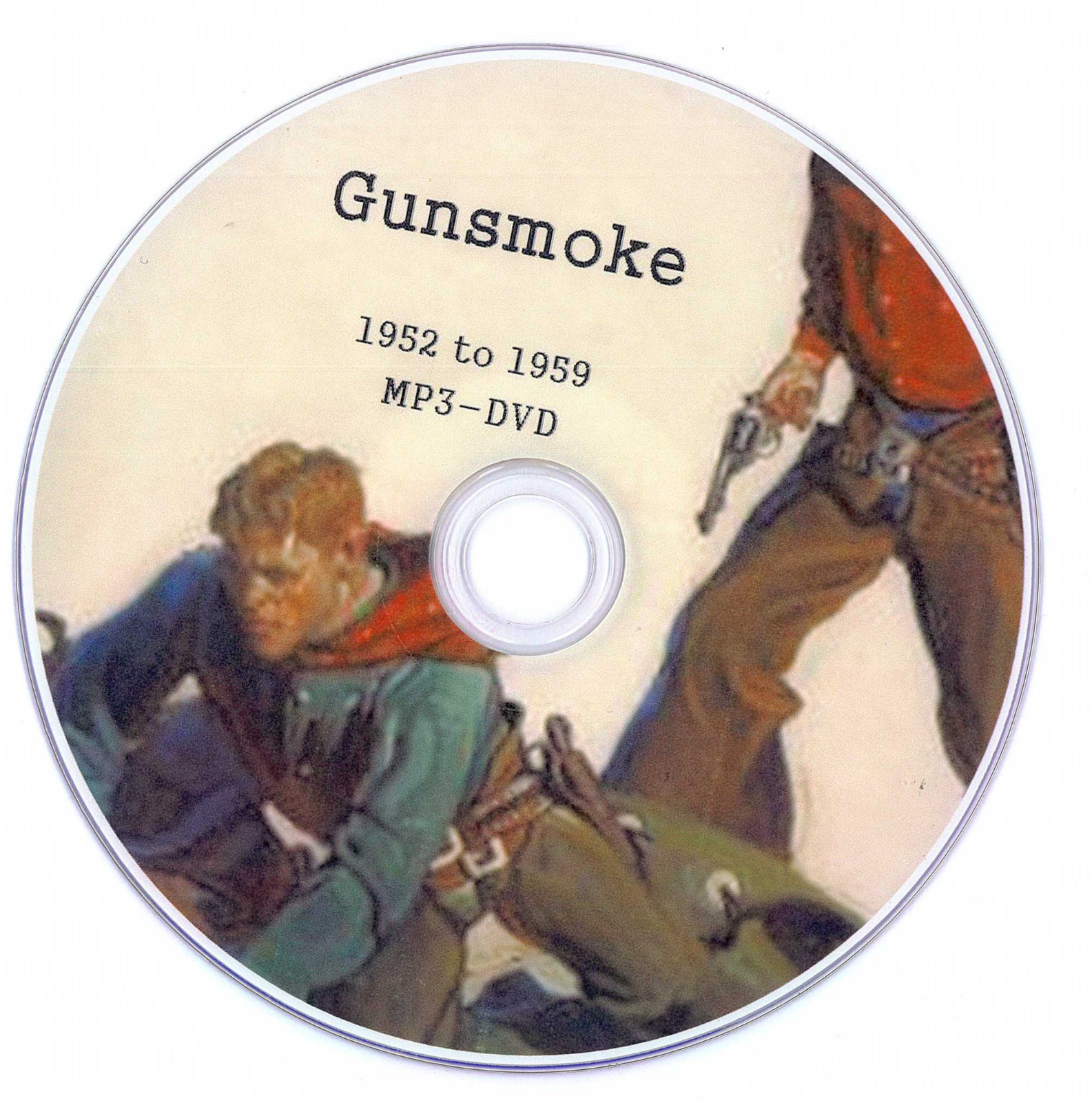 Old Time Radio Gunsmoke Shows 390 Episodes in MP3 on 8 CDs + Free Sampler CD