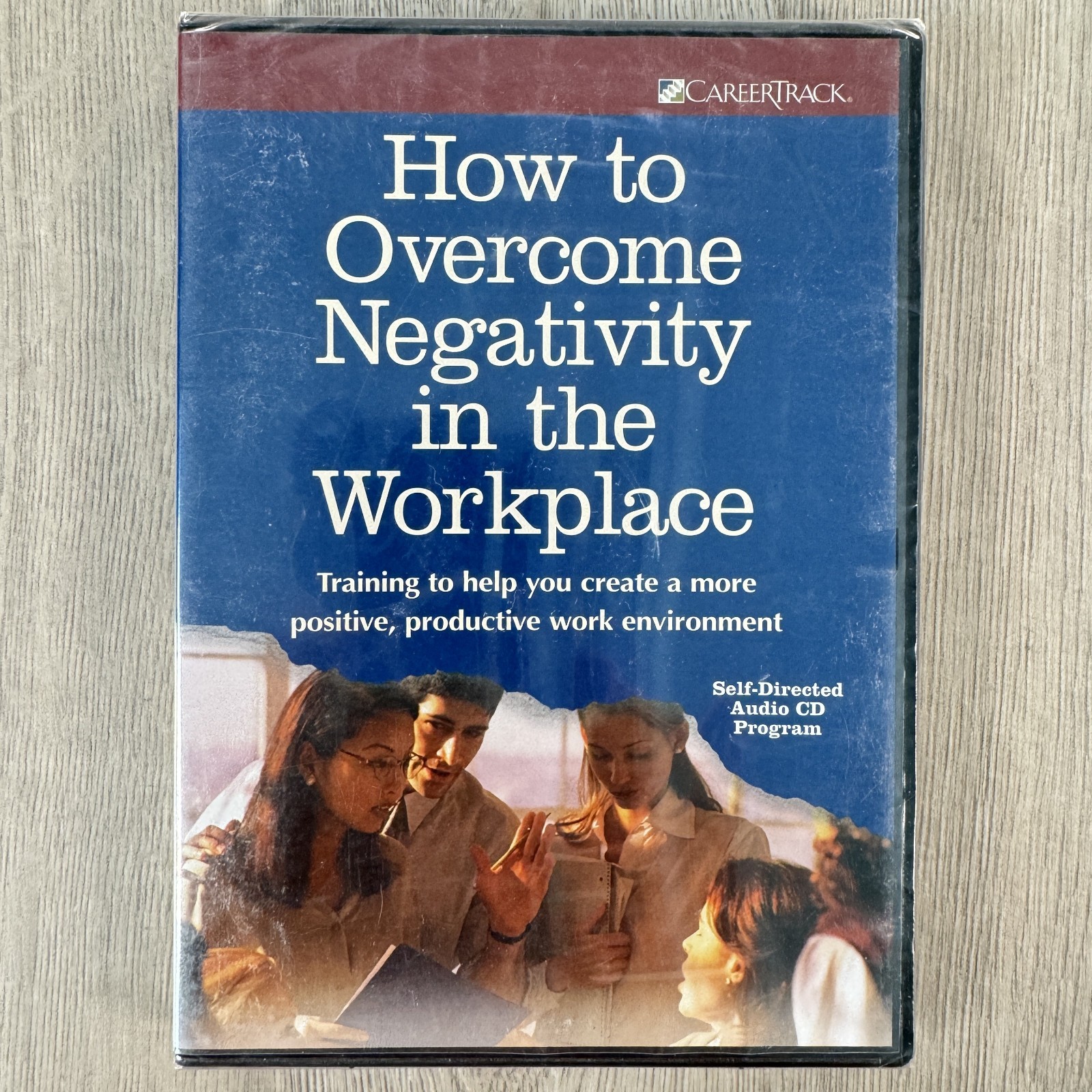 NEW Overcome Negativity in the Workplace CareerTrack 4 CD Audio Program Sealed