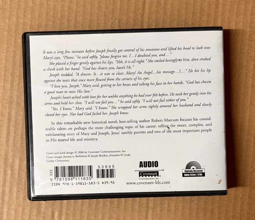 Mary & Joseph by Robert Marcum — LDS Audiobook on CD (Unabridged, 12 Discs)