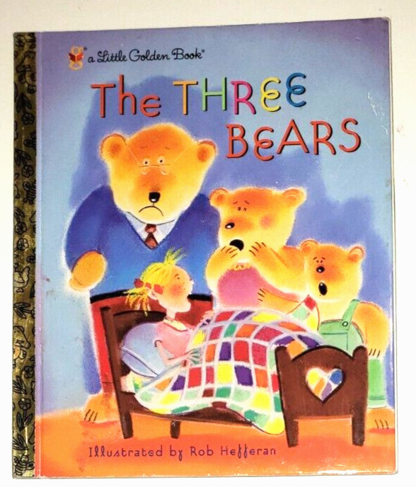 a Little Golden Book The THREE BEARS First Random House Ed. 2003 hardcover