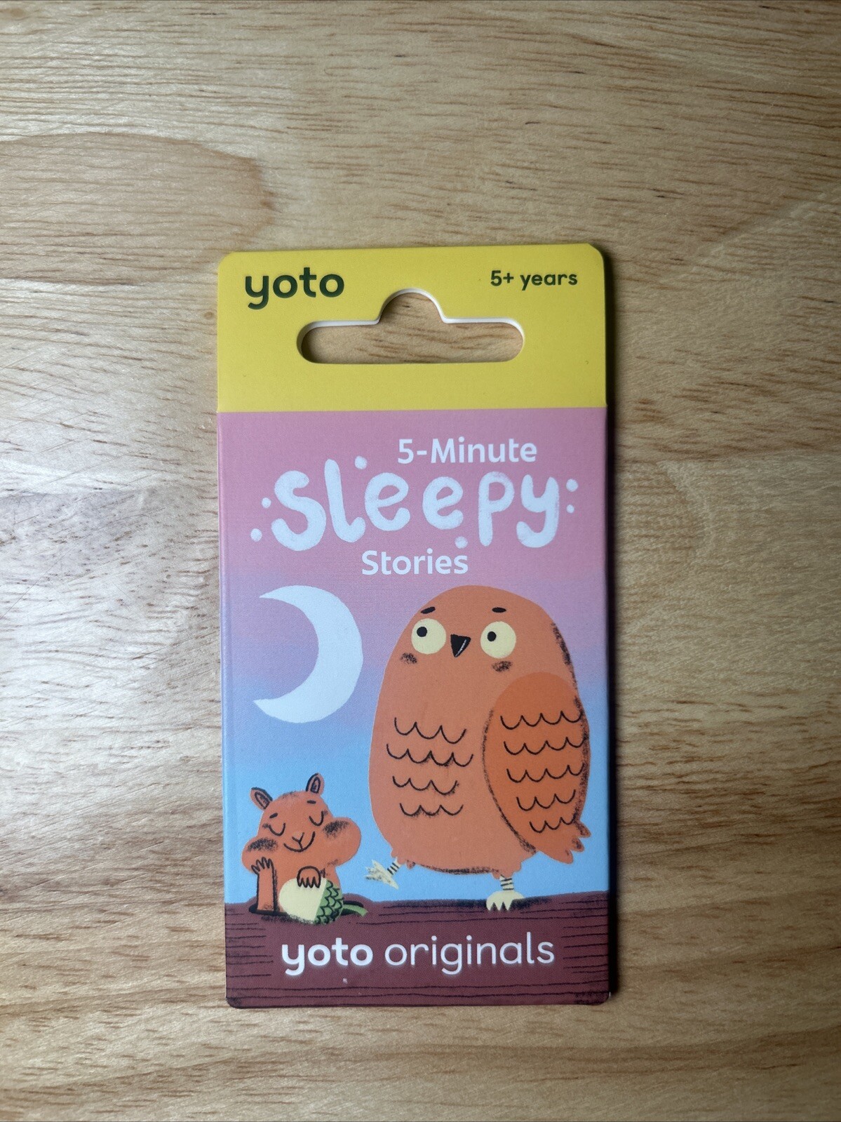 New Yoto Audio Card 5 Minute Sleepy Stories