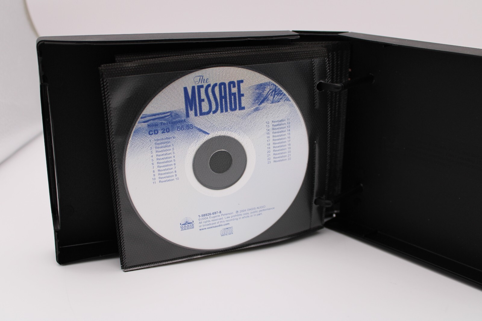 The Message Bible: New Testament Oasis Audio 20 CDs Unabridged Contemporary