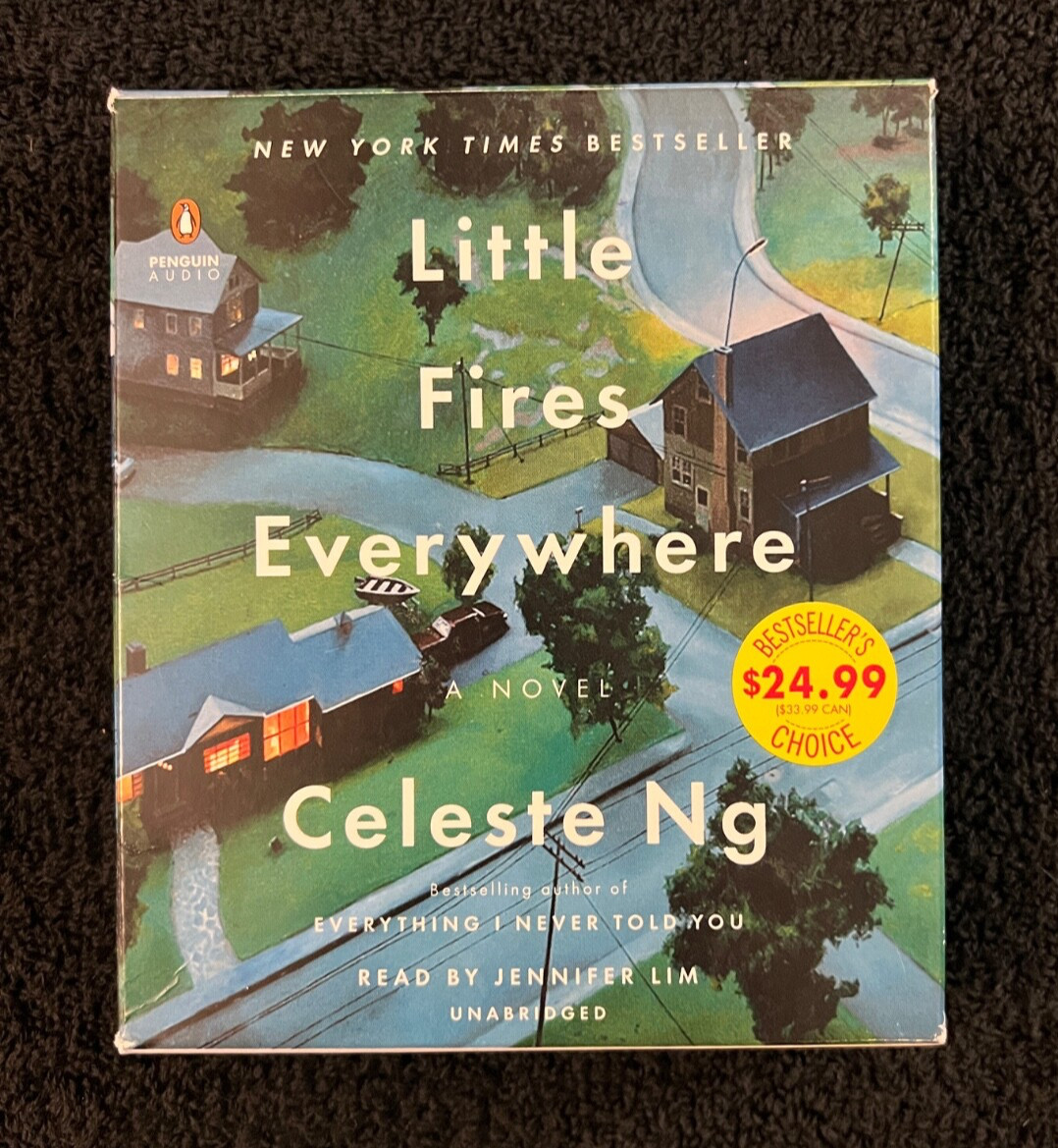 Little Fires Everywhere By Celeste Ng Audiobook Unabridged 9 CDs 11 1/2 Hours