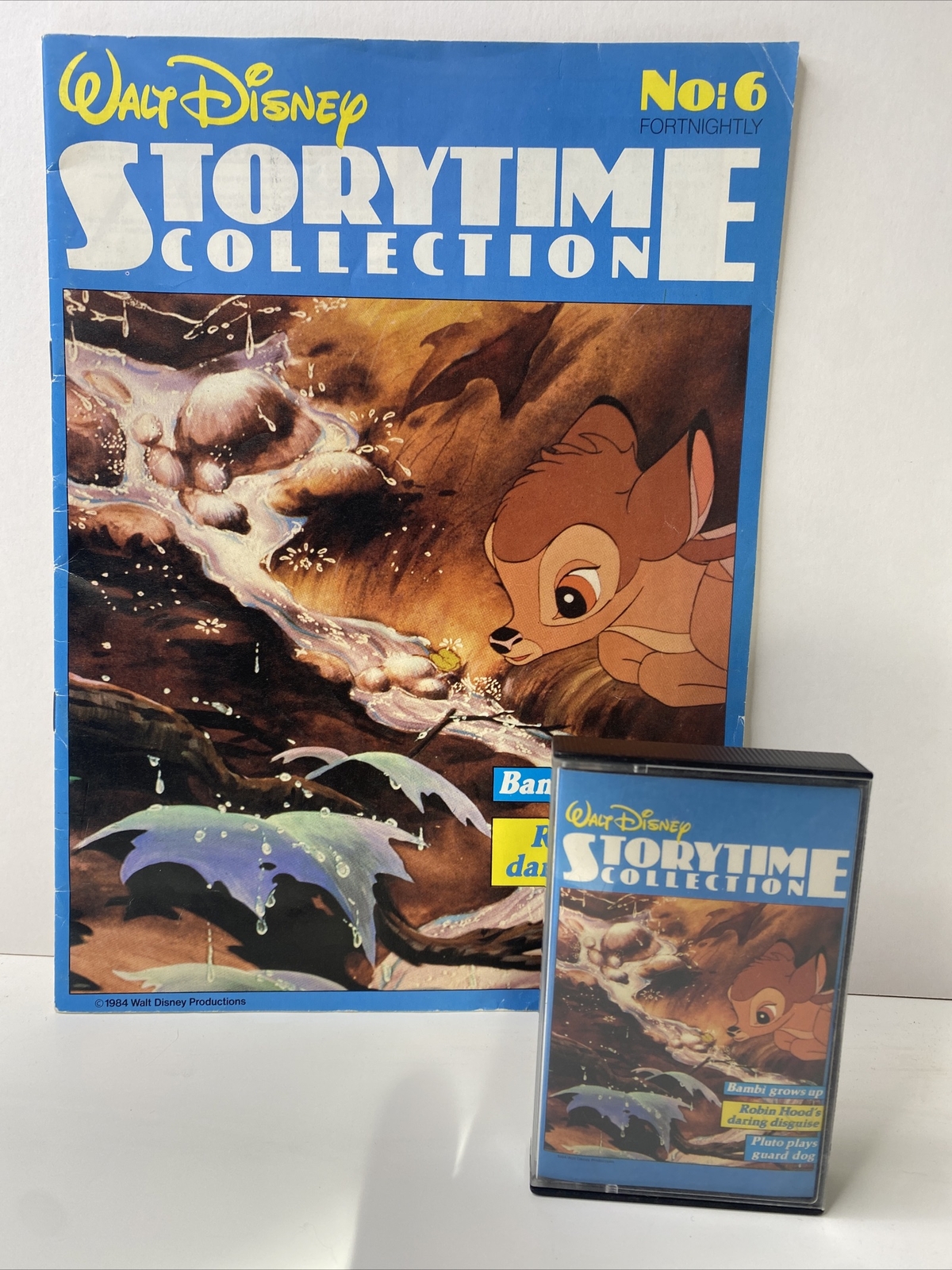 VINTAGE WALT DISNEY STORYTIME COLLECTION — MAGAZINE & CASSETTE No:6 — 1984