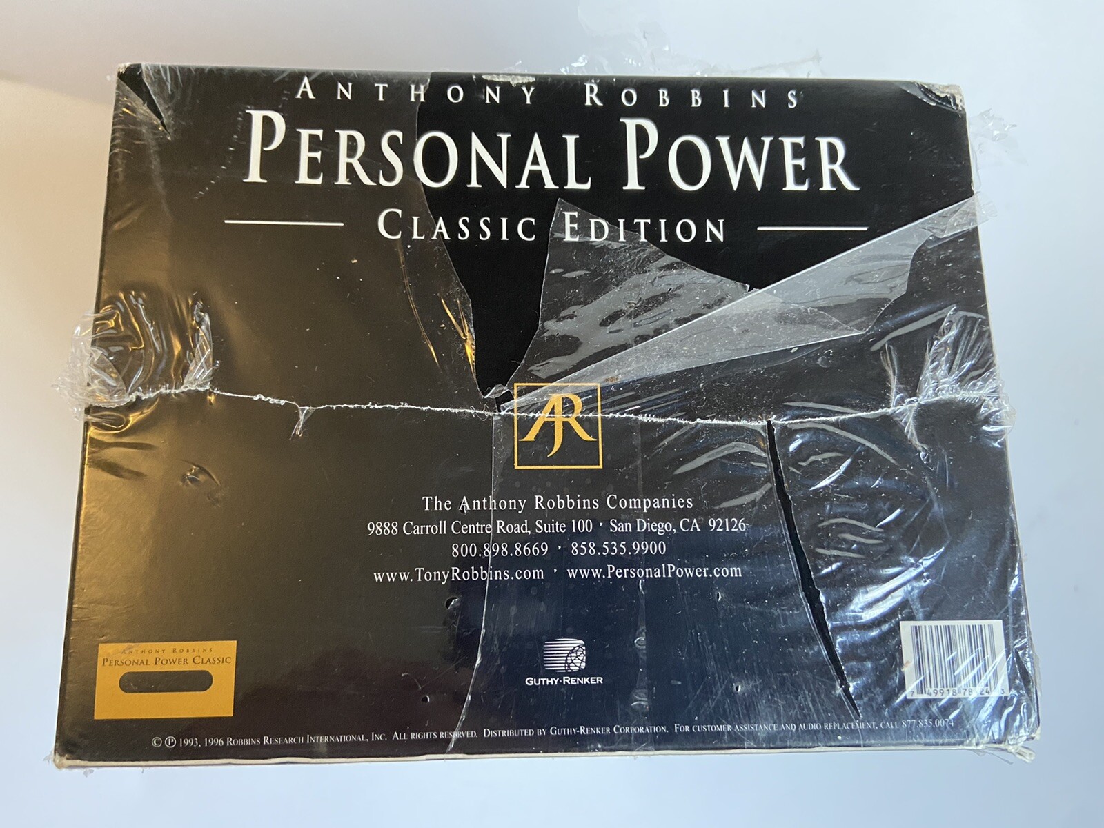 ANTHONY ROBBINS PERSONAL POWER CLASSIC EDITION 7 Audiobooks SET** Damaged Box**