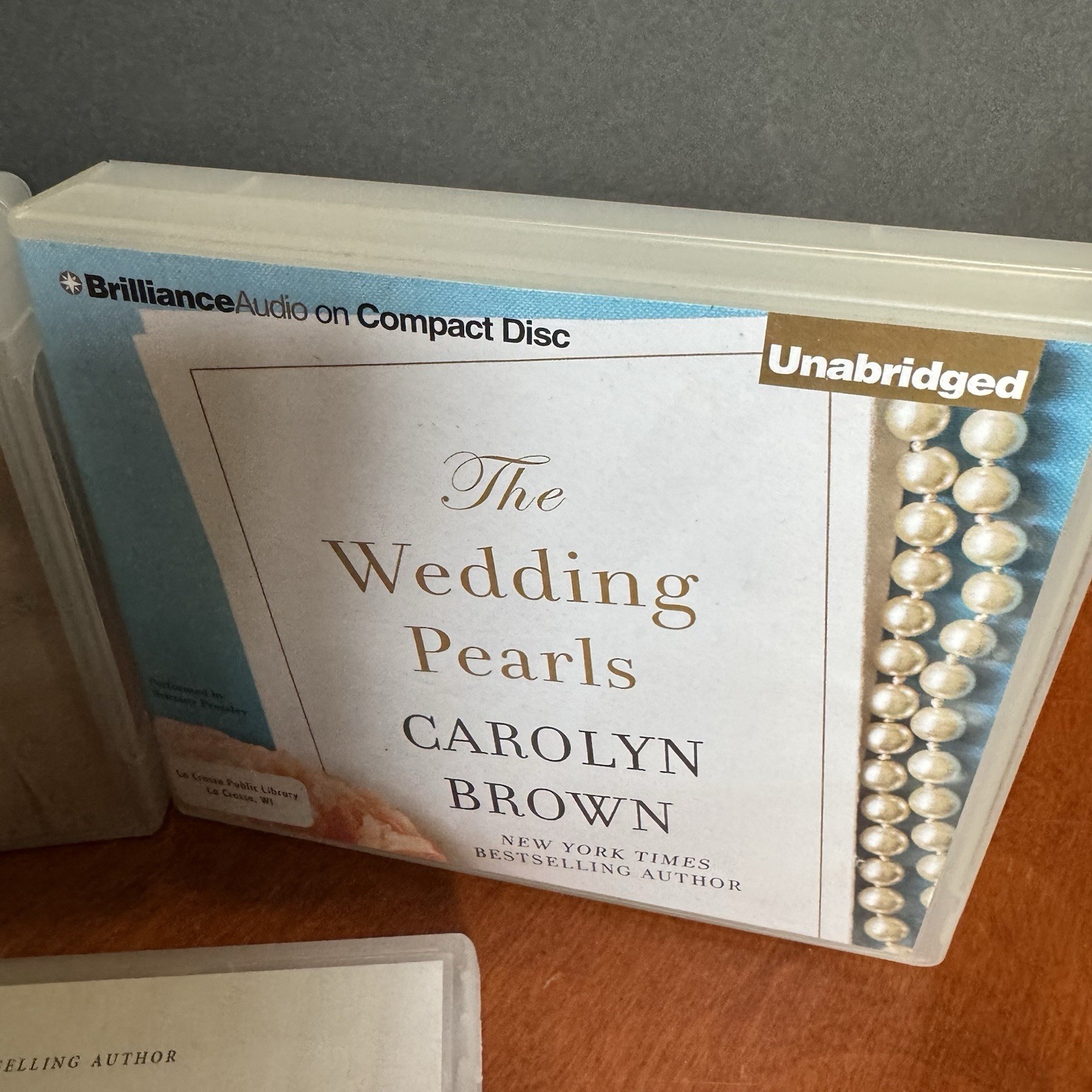 Lot: 3 Carolyn Brown Audio Book CD Family Journal Wedding Pearls Perfect Dress