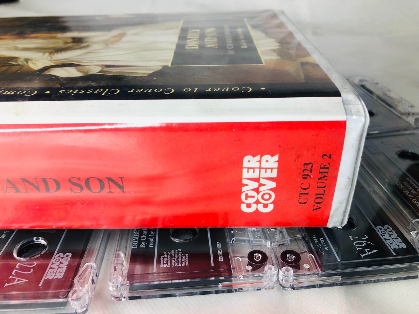 Audio Book Cassette Tape x14 Dombey and Son Volume 2 Charles Dickens Vintage ra