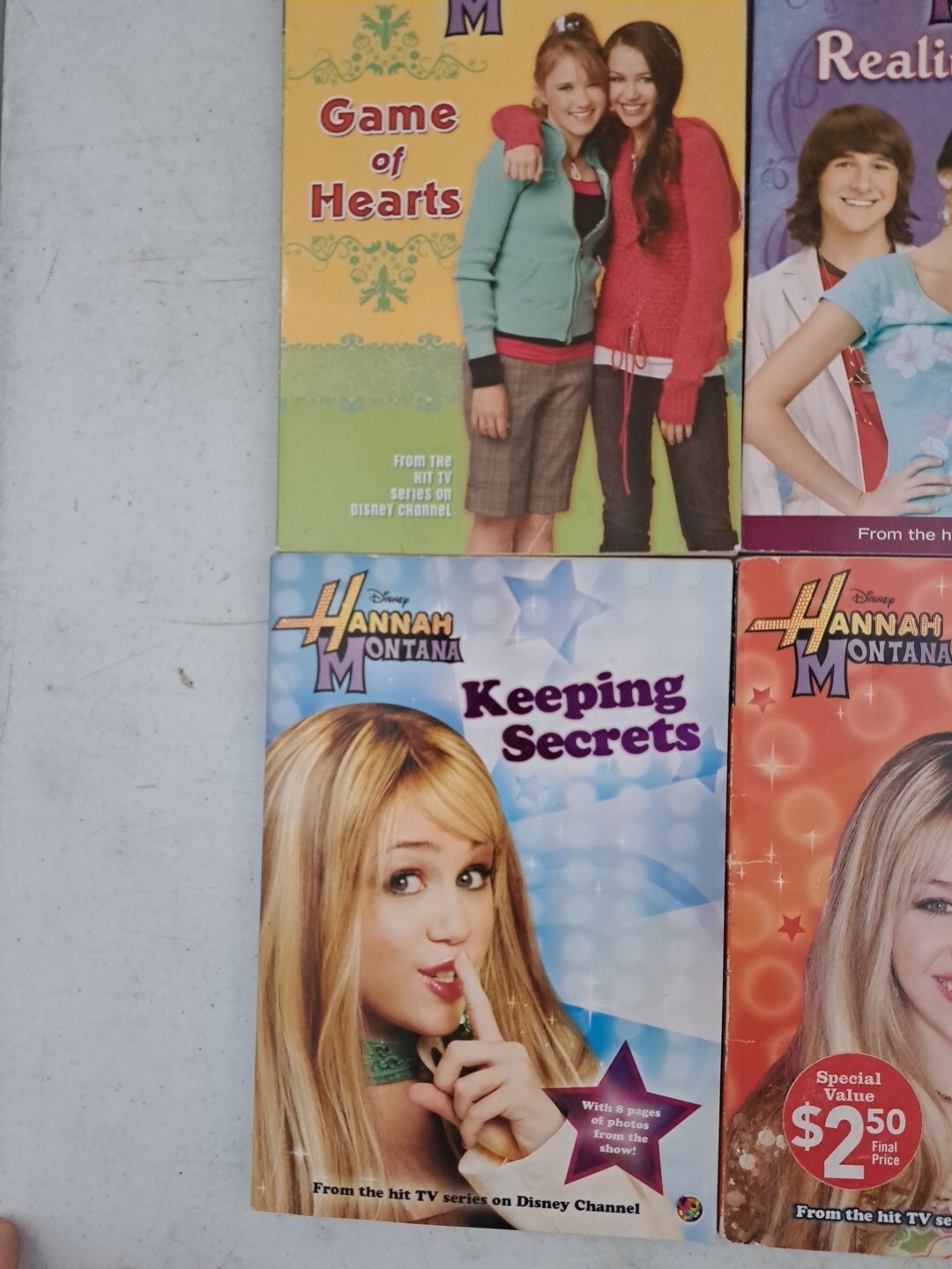 Lot Of 6 Disney Hannah Montana Books-Junior/ Middle Grade